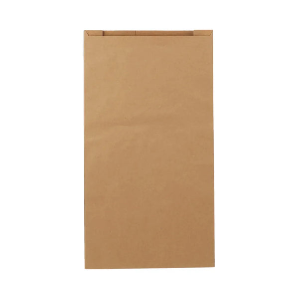 hotpack pinch or flat bottom kraft paper bag 35 x 9 x 65 cm 4 kg