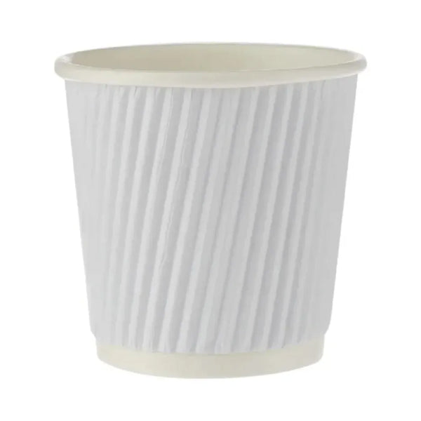 hotpack white ripple paper cup 119 ml 1000 pcs