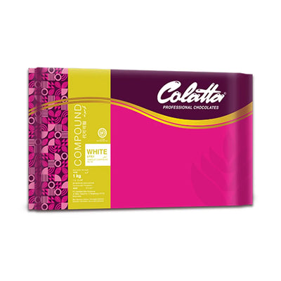 colatta white compound pastry block chocolate 12 x 1kg