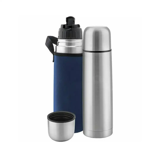 borosil vacuum thermo flask blue 500 ml