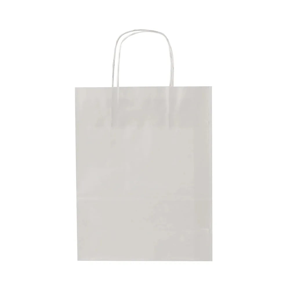 hotpack white paper bag with a twisted handle 34 x 18 x 34 cm 250 pcs