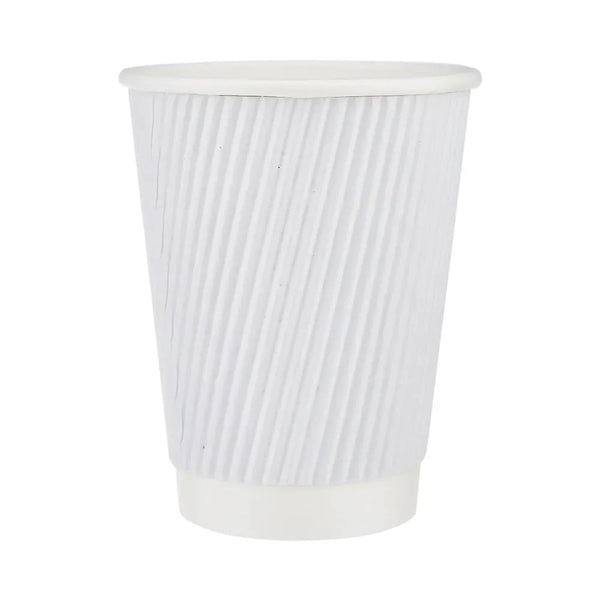 hotpack white ripple paper cup 360 ml 500 pcs