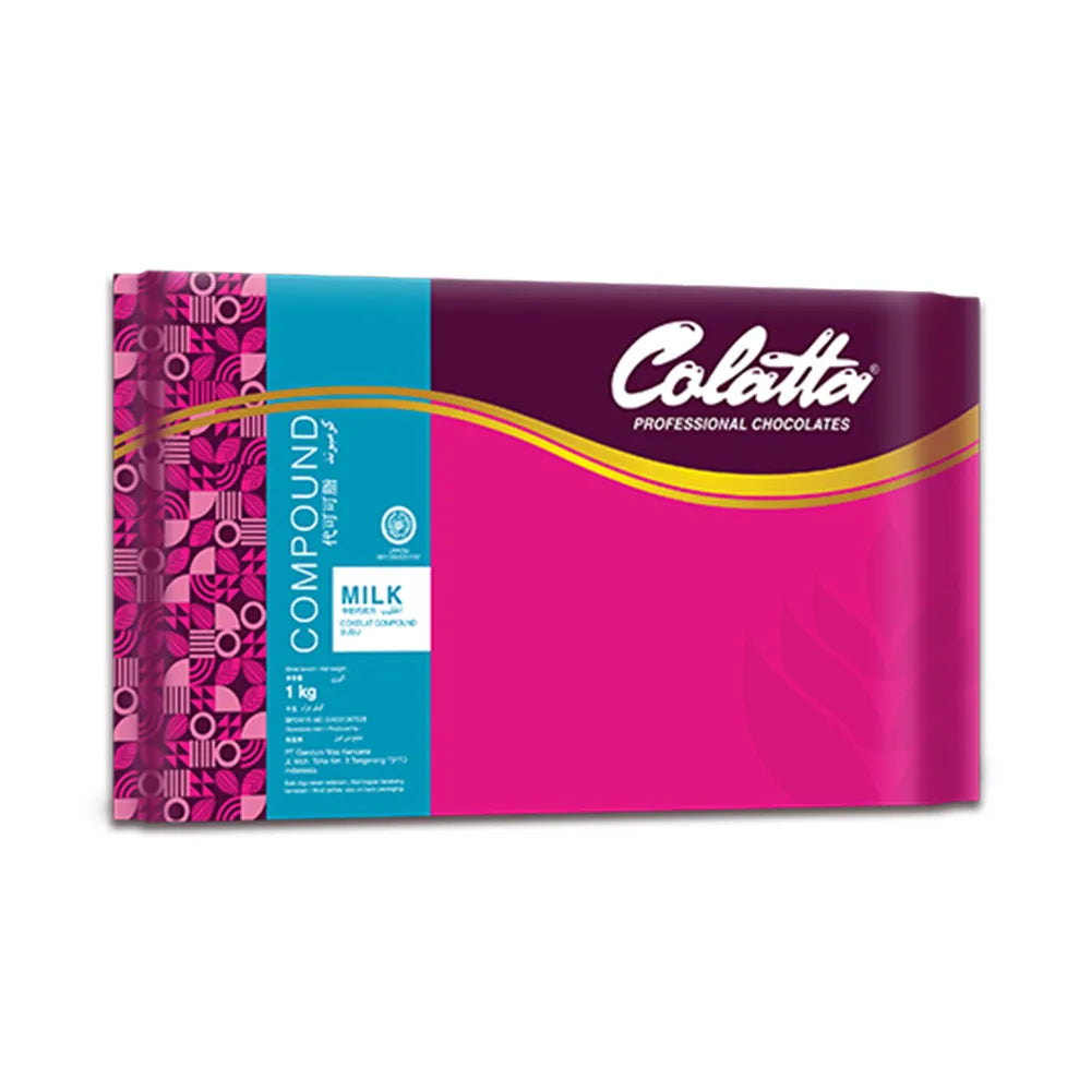 colatta milk compound pastry block chocolate 12 x 1kg