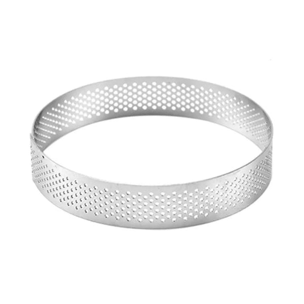 Greens Perforated Tart Ring Round Ø 18 x 2 cm   HorecaStore