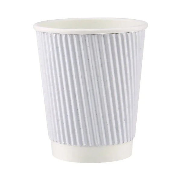 hotpack white ripple paper cup 240 ml 500 pcs