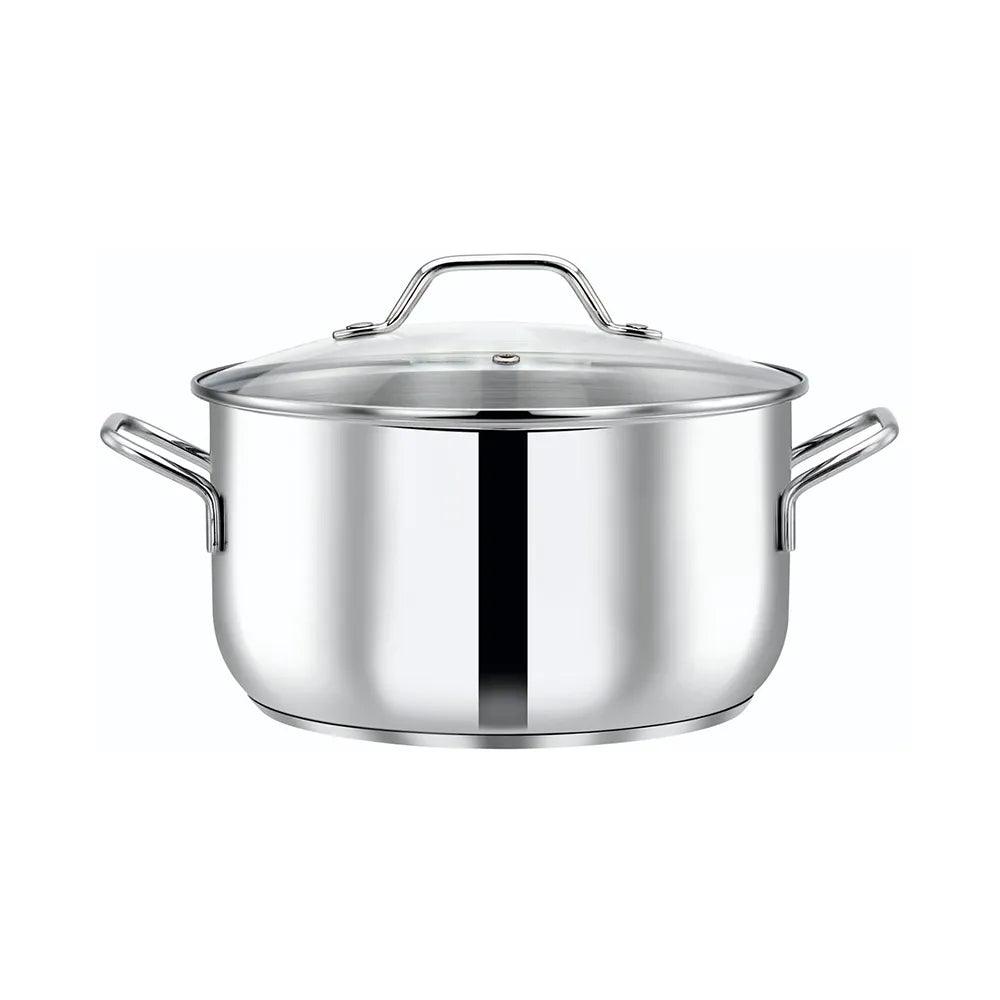 Pradeep Cookpot With Glass Lid, 9.1 Liter - HorecaStore