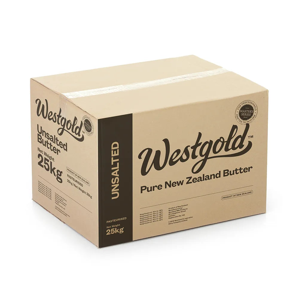 westgold 82 fat unsalted butter bulk 1 x 25kg