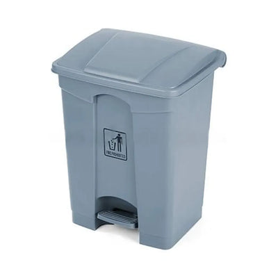 THS AF07320 Grey Garbage Pedal Bin 68L