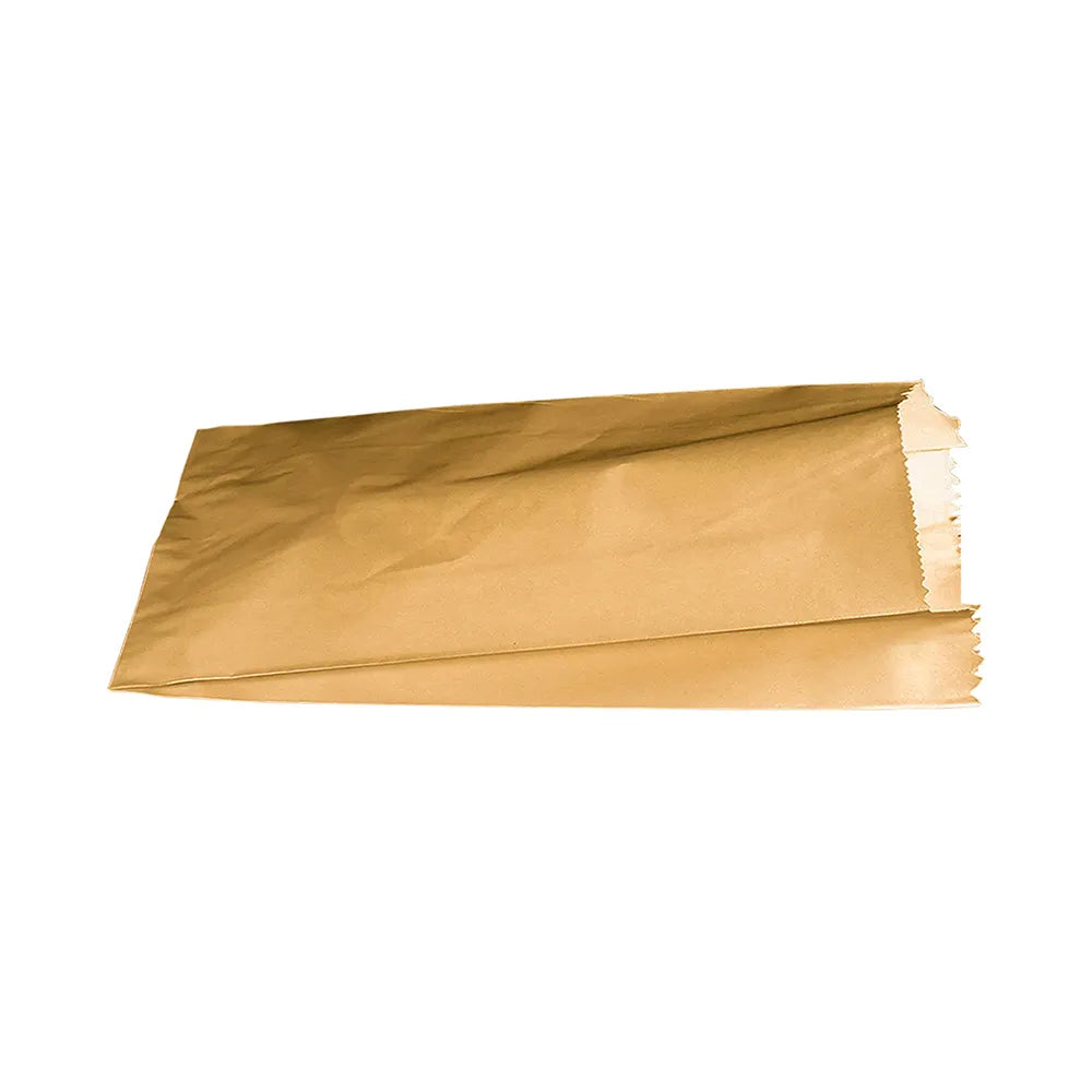 hotpack ribbed kraft food grade paper bag 15 x 33 x 7 cm 240 pcs