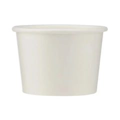 Hotpack White Ice Cream Paper Bowl, 400 mI, 1000 PCs