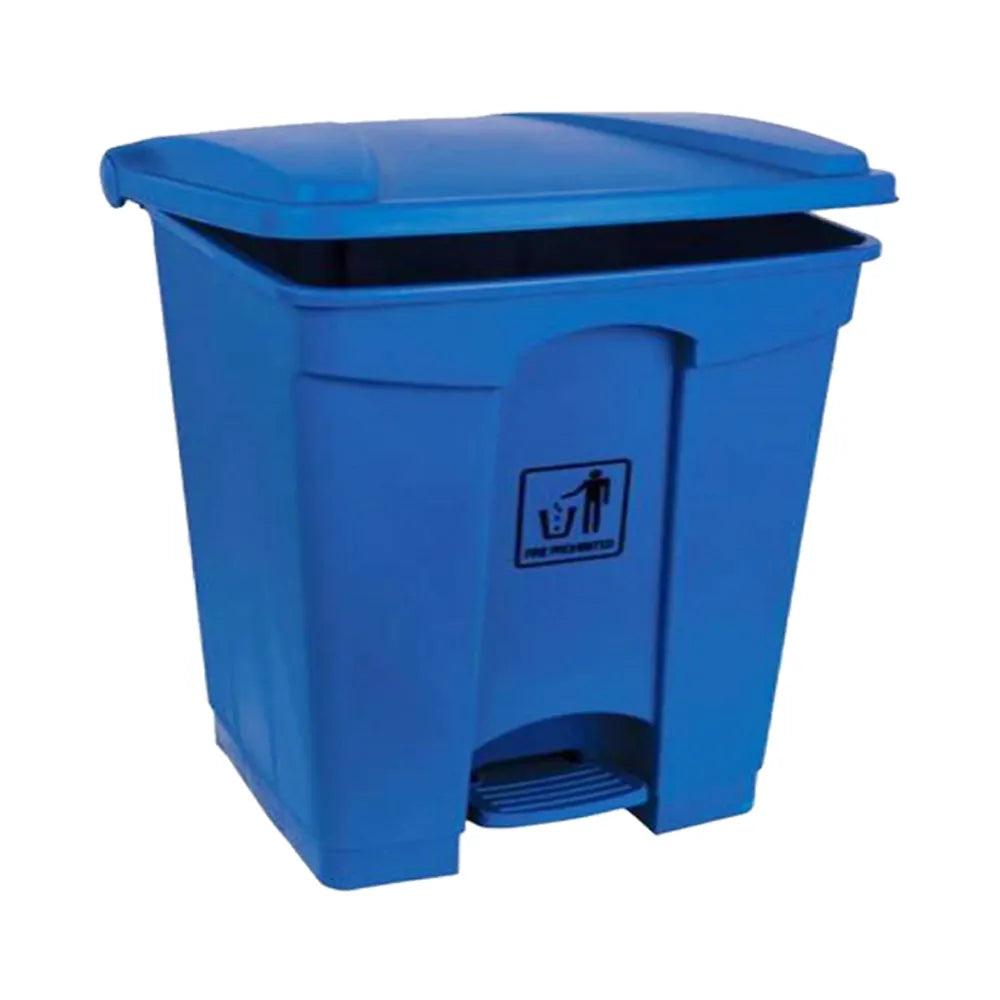 THS AF07330 Blue Garbage Pedal Bin 30L