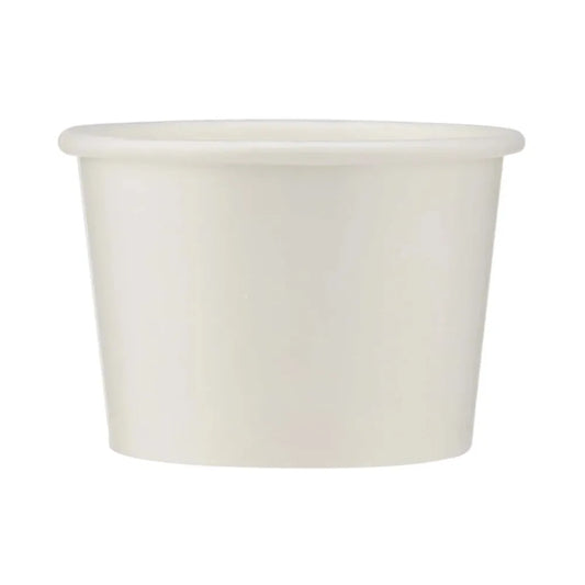 hotpack white ice cream paper bowl 250 mi 1000 pcs