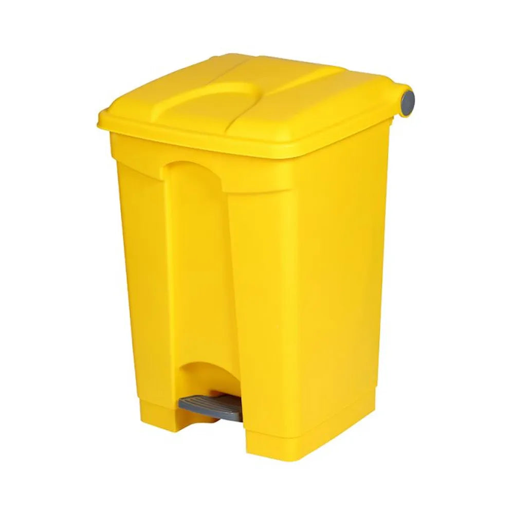 THS AF07331 Yellow Garbage Pedal Bin 45L