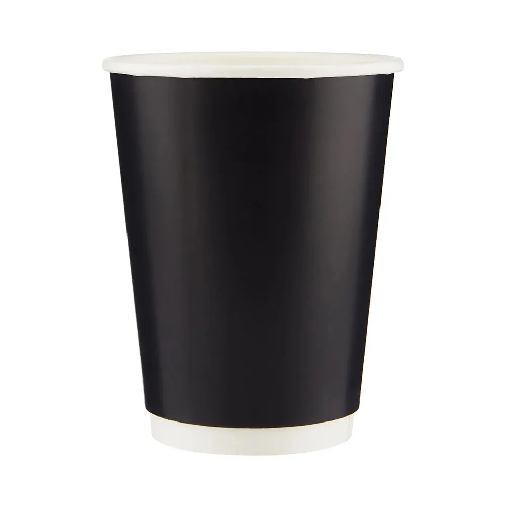 hotpack black double wall paper cup 355 ml 500 pcs