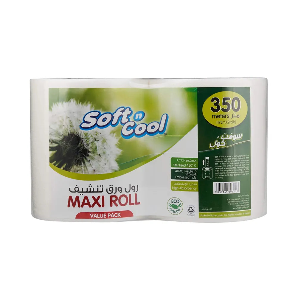 hotpack soft n cool maxi roll 1 ply 17500 cm 6 pcs