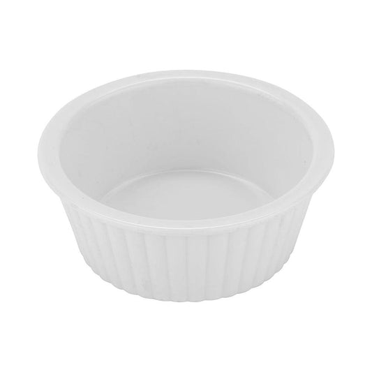 Rubber Plas Tech White Polycarbonate Jam Bowl 30 ml - HorecaStore