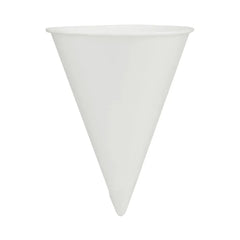 Hotpack White Water Cone Cup, 119 ml, 5000 PCs