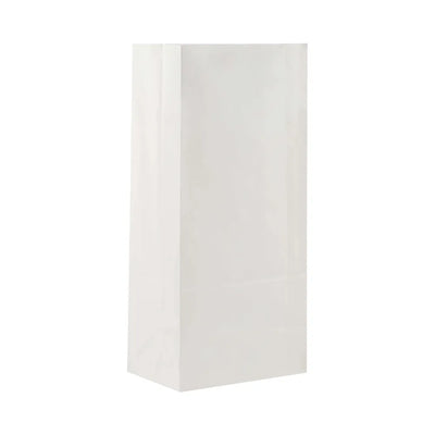 hotpack square bottom white paper bag 12 x 7 x 24 cm 500 pcs