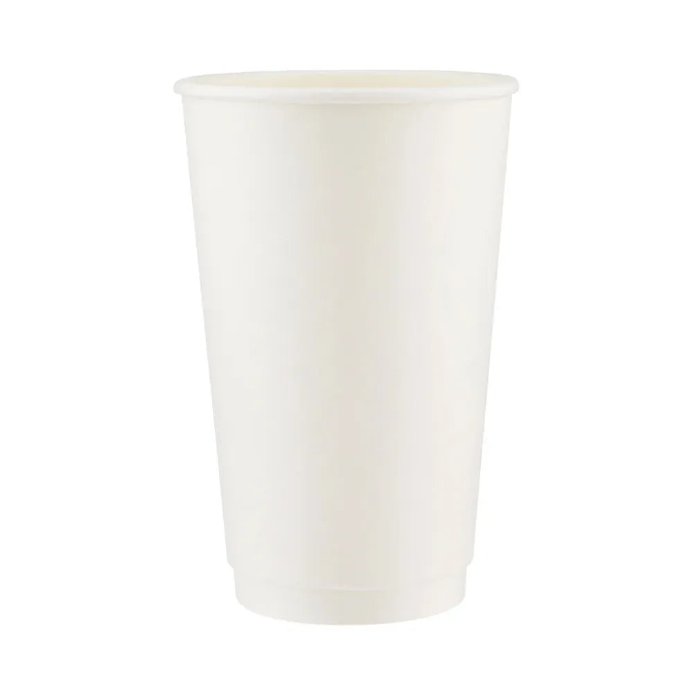 hotpack white double wall paper cup 474 ml 500 pcs