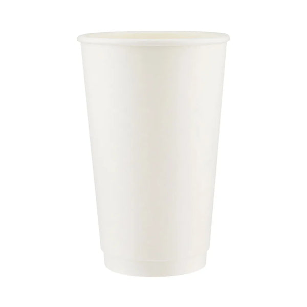 hotpack white double wall paper cup 474 ml 500 pcs