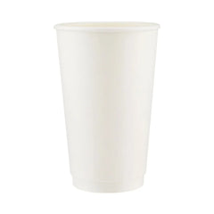 Hotpack White Double Wall Paper Cup, 474 ml, 500 PCs