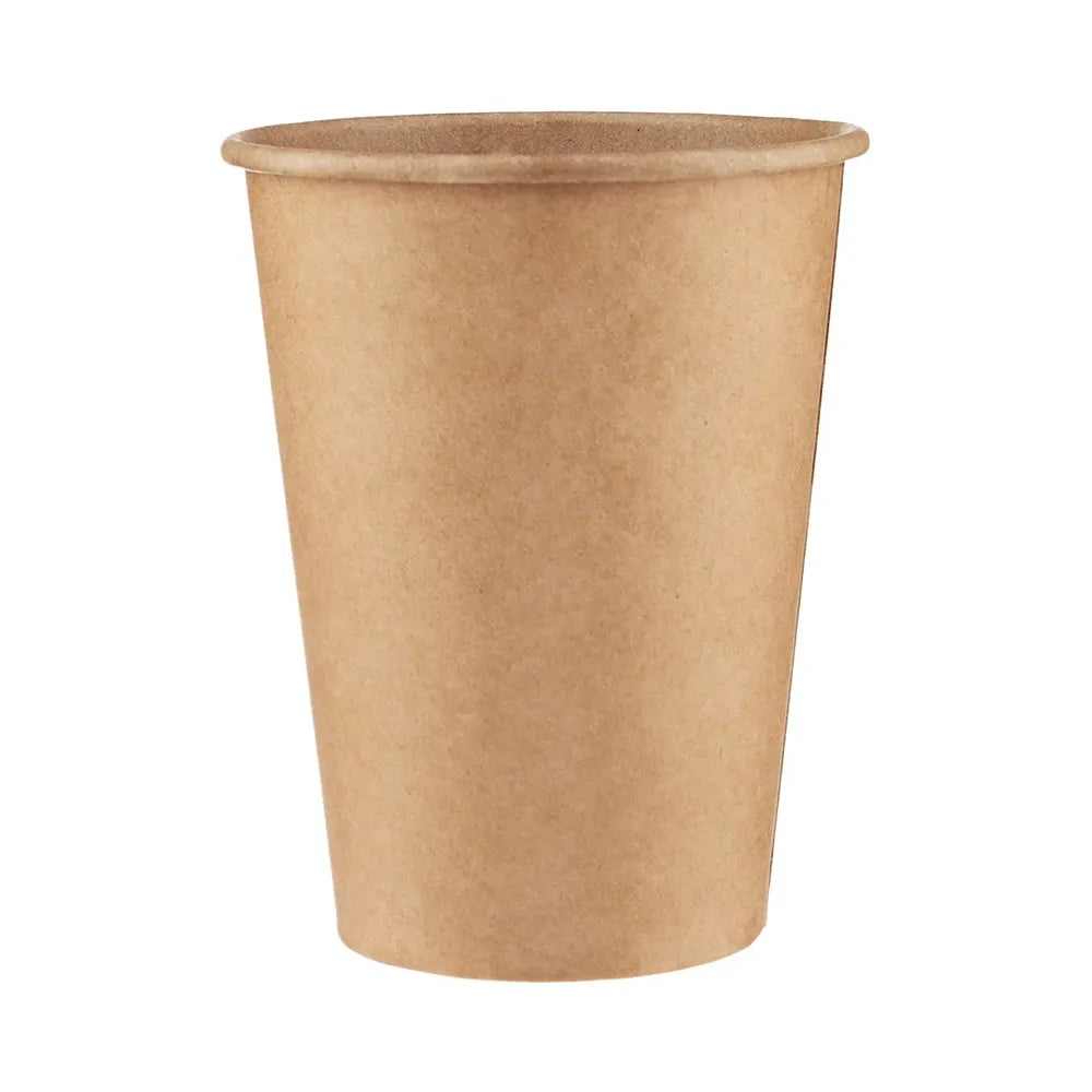 hotpack heavy duty brown paper cups 355 ml 1000 pcs