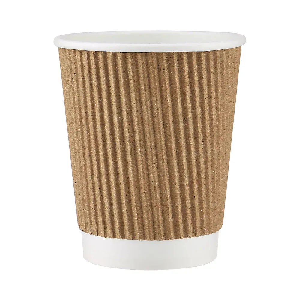 hotpack ripple paper cup 237 ml 500 pcs