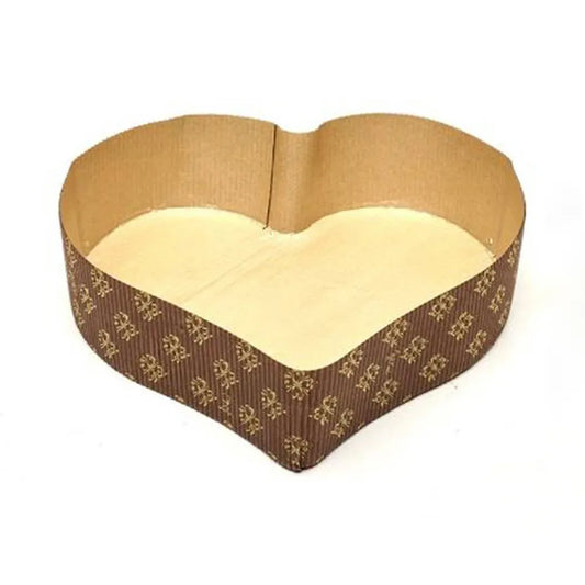 hotpack heart shaped baking paper mould 18 x 5 cm 600 pcs