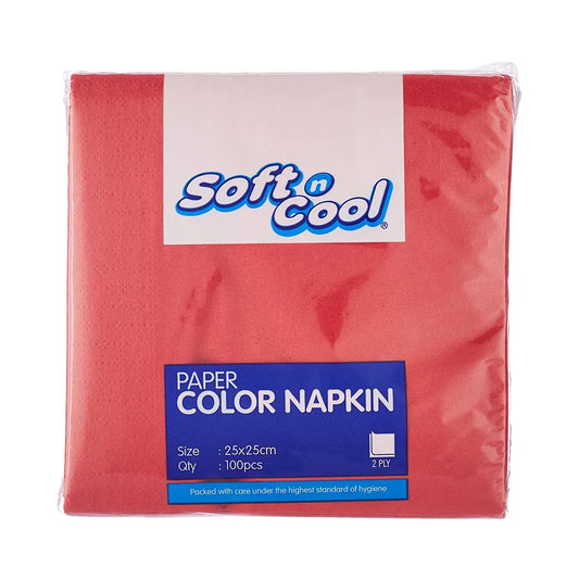 hotpack red napkin 25 x 25 cm 2400 pcs