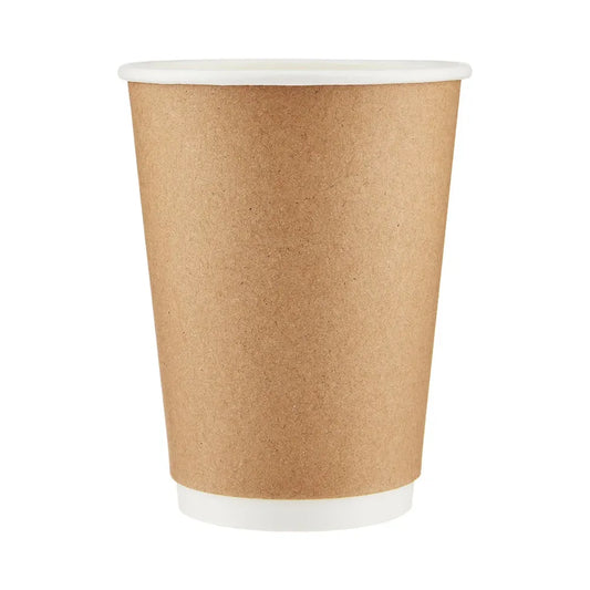 hotpack kraft double wall paper cup 355 ml 500 pcs