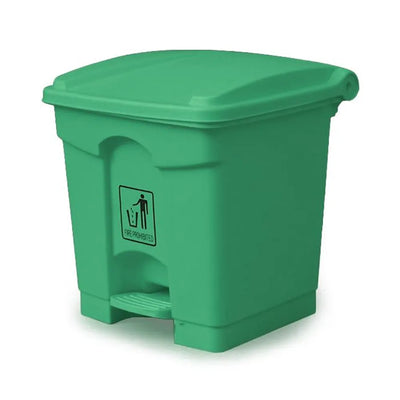 THS AF07330 Green Garbage Pedal Bin 30L