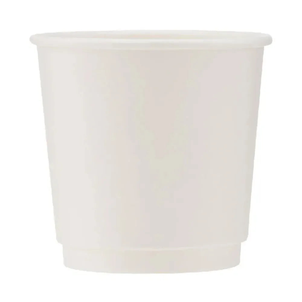 hotpack white double wall paper cup 119 ml 1000 pcs