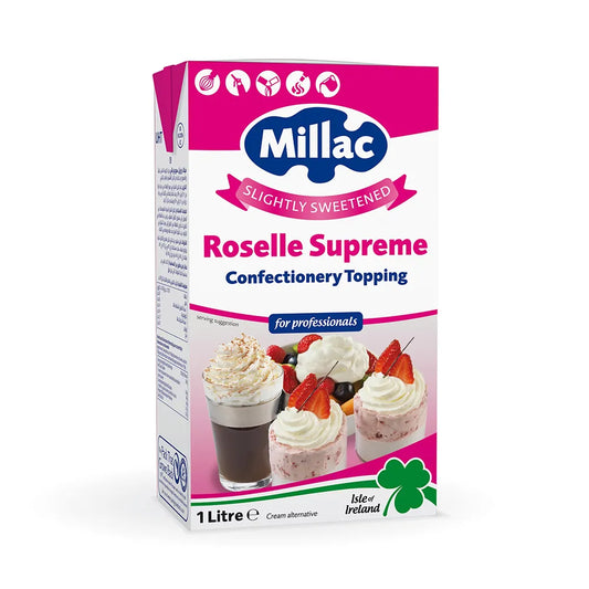 millac roselle supreme uht non dairy whipping cream 12 x 1l