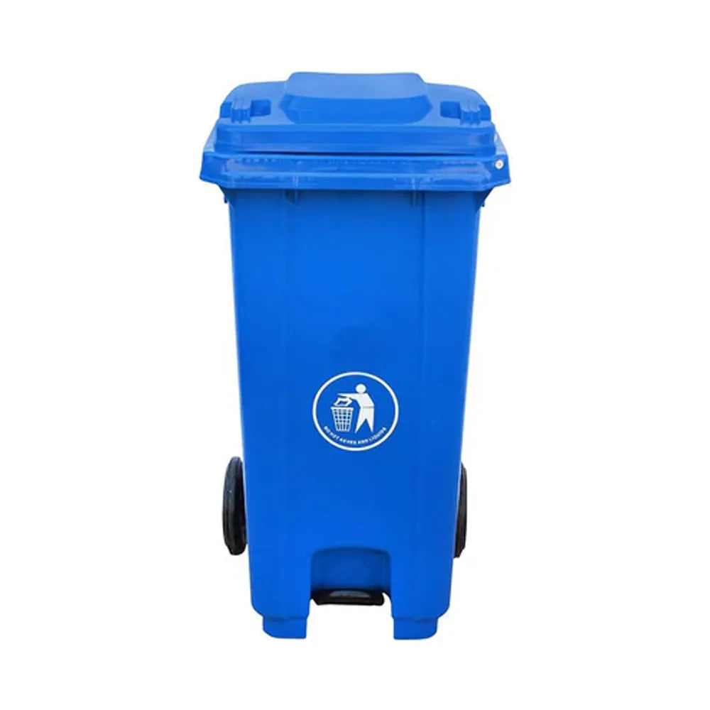 THS AF07302A Blue Garbage Pedal Bin 120L