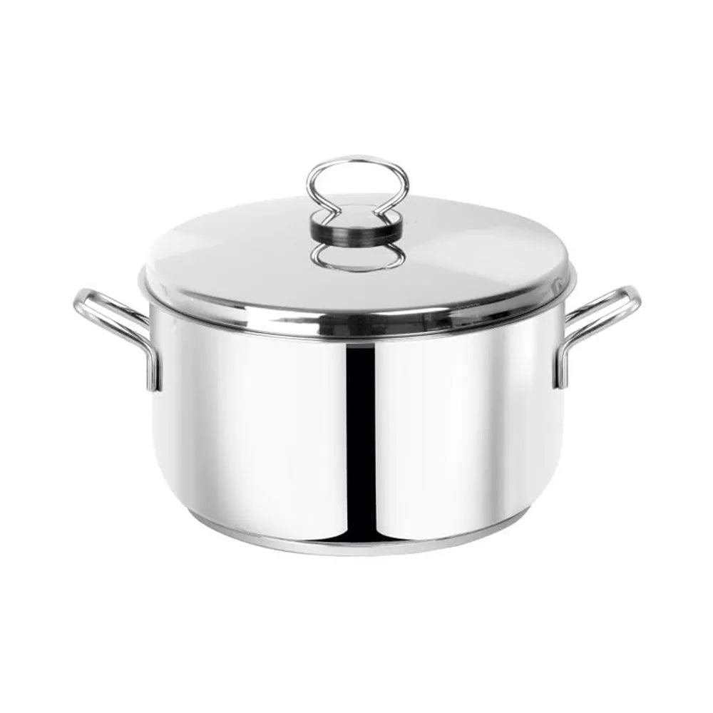 Pradeep Cookpot With Stainless Steel Dome Lid Plain, 3.3 Liter - HorecaStore