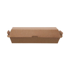 Hotpack Kraft FIute Hotdog Box, 21 x 8 x 7 cm, 200 PCs