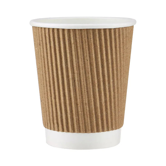 hotpack kraft ripple paper cup 120 ml 1000 pcs