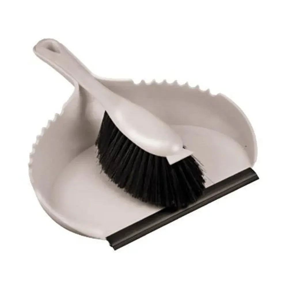 THS HB367 Silver Dustpan Set