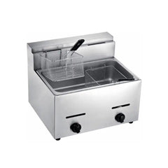 THS GF-102 Gas Fryer Double  10.4 kW 58 x 47 x 48 cm