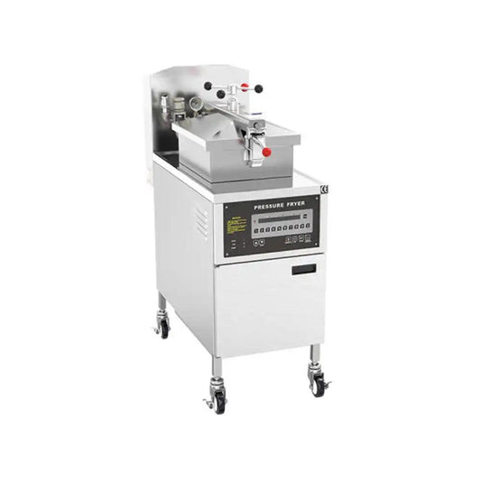 ths pfe 600 electric pressure fryer free standing 13 5 kw 46 x 96 x 123 cm