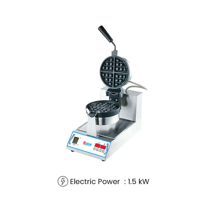 ths rwf 01rc rotary waffle maker digital control 25 x 55 x 30 5 cm 1 5 kw