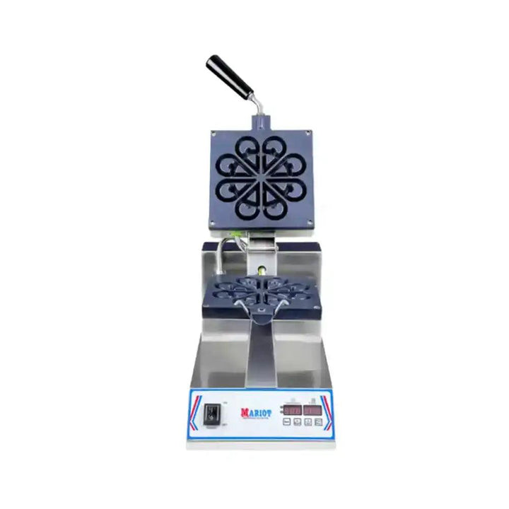 ths rwf 01sf rotary flower waffle maker with digital control 1 5 kw 25 x 56 x 31 cm