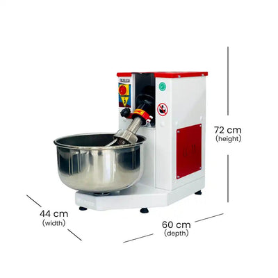 ths vhe hyk 10m dough mixer 0 37 kw 44 x 72 x 60 cm