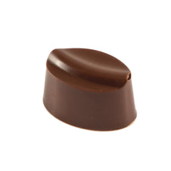 Martellato Polycarbonate Chocolate Curve on Ovel Mould 28 Slots 3X2X1.7CM Per Slot