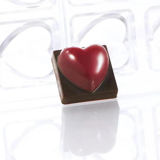 Martellato Polycarbonate Chocolate Mould Beat By Massimo Carnio 3X3X1.75CM