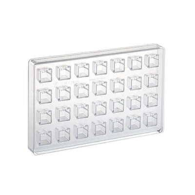 Martellato Polycarbonate Square V Marked Mould 28 Slots 2.2X2.2X2.2CM Per Slot