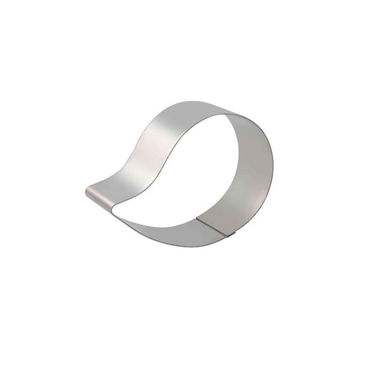 Martellato Stainless Steel Comma Shaped Cake Ring 4 X Ø 24Cm - HorecaStore