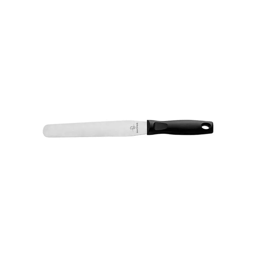 Matfer Bourgeat Stainless Steel Spatula with Plastic Handle, 21 cm