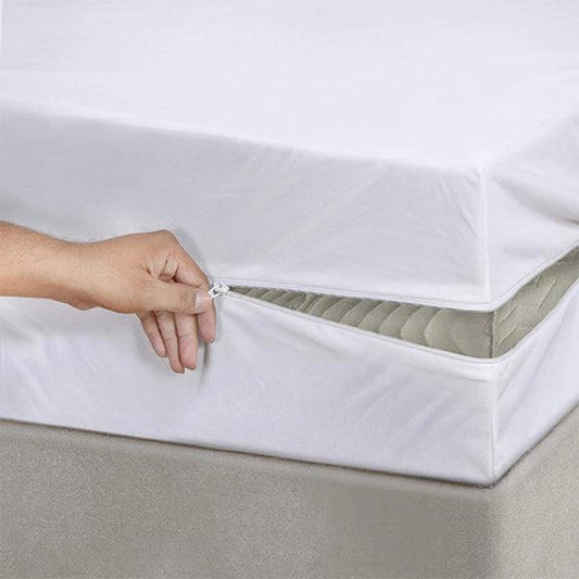 غطاء مرتبة Oasis Mattress Dust Mite، قفل بسحاب، مقاس 180 × 200 × 30 سم 120 جرامًا للمتر المربع