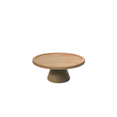 Wundermaxx Wooden Cake Stand, Ø 32 x H 13.6 cm, Oak